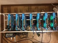 Лот: 10948416. Фото: 2. Ферма 7*rx580 8gb sapphire nitro... Компьютеры, ноутбуки, планшеты