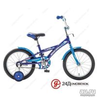 Лот: 9760459. Фото: 2. Велосипед 14", Delfi, синий/голубой...