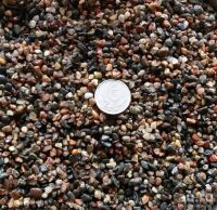 Лот: 16223177. Фото: 2. Темный крупнозернистый кварцевый... Аквариумистика