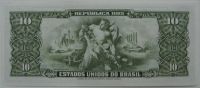 Лот: 6097504. Фото: 2. Бразилия 10 крузейро 1962, в обороте... Банкноты