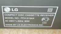 Лот: 11385254. Фото: 4. Музыкальный центр LG FFH-315. Красноярск
