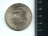 Лот: 16881114. Фото: 2. (№7020) США 1 доллар 1976 год... Монеты