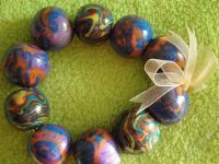 Лот: 288188. Фото: 2. Изделия из полимерной глины браслет... Ювелирные изделия, бижутерия, часы