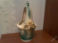 Лот: 1262218. Фото: 2. Керамическая ваза "Корзинка". Предметы интерьера