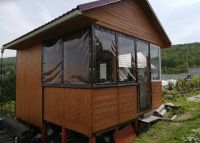 Лот: 10691455. Фото: 2. Шторы для беседки или веранды. Постройки на участке