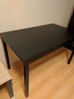 Лот: 13031773. Фото: 2. Стол IKEA 120x75, коричнево-чёрный... Кухонная мебель