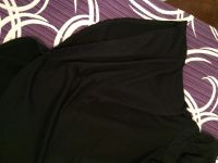 Лот: 8708117. Фото: 2. Черное пончо, размер one size... Женская одежда
