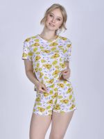 Лот: 17243364. Фото: 4. Пижама Шорты Футболка Пицца3. Красноярск