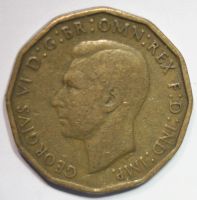 Лот: 2560754. Фото: 2. 3 пенса 1942 год. Великобритания. Монеты