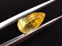 Лот: 20853587. Фото: 4. 2.66 ct. Циркон жёлтый груша...