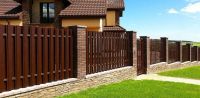 Лот: 11139041. Фото: 3. Евроштакетник Econova Шоколад. Строительство и ремонт