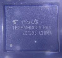 Лот: 25242190. Фото: 2. EMMC THGbMHG6C1LbAIL , 8GB , BGA153... Радиодетали  (электронные компоненты)