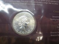 Лот: 9984996. Фото: 5. Великобритания, 20 фунтов 2015...