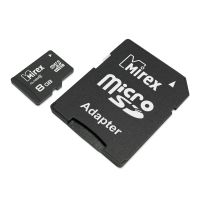 Лот: 19129354. Фото: 3. Карта памяти microSD HC 8 GB Mirex... Компьютеры, оргтехника, канцтовары