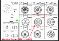 Лот: 20991430. Фото: 16. Оригинальные диски Toyota Corolla...