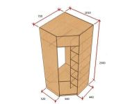 Лот: 8157574. Фото: 2. Шкаф угловой. Хранение вещей