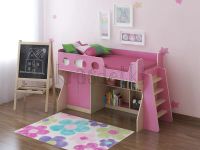 Лот: 4819510. Фото: 2. Кровать-чердак КД-5. Цвет: розовый... Детская мебель