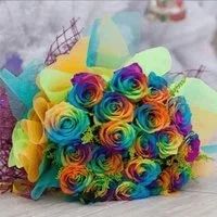 Лот: 4508720. Фото: 3. Красивые радужные розы в Красноярске... Сувениры, подарки
