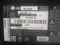 Лот: 21785664. Фото: 3. MAIN EAX65040104-1.1,TV LG 42LA790V. Бытовая техника