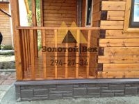 Лот: 14994974. Фото: 4. Баня 3х3 с террасой 2х3 из строганного... Красноярск