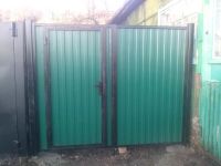Лот: 1413175. Фото: 8. Заборы, Забор из профлиста, Установка...