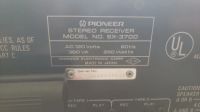 Лот: 20350746. Фото: 5. Pioneer SX-3700 Receiver