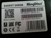 Лот: 10571334. Фото: 2. SSD диск на 120 ГБ KingDian S400... Комплектующие