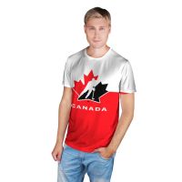 Лот: 11691644. Фото: 3. Мужская футболка 3D "Team Canada... Одежда, обувь, галантерея