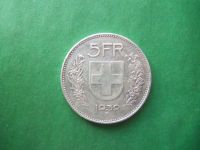 Лот: 17006172. Фото: 4. Швейцария 5 франков 1939 г.,серебро... Красноярск