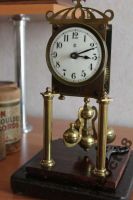 Лот: 5812364. Фото: 2. Старинные немецкие часы с годовым... Предметы интерьера