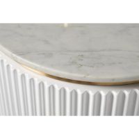 Лот: 21381267. Фото: 4. Тумбочка 2 ящика с мраморной столешницей... Красноярск