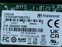 Лот: 25411953. Фото: 2. Transcend SSD M2 256GB в корпусе. Комплектующие