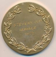 Лот: 19517014. Фото: 2. Бразилия Медаль 1972 Кубок Стивенса... Значки, медали, жетоны