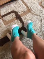 Лот: 10118151. Фото: 2. Супер ботиночки бирюзового цвета... Женская обувь