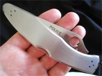 Лот: 9837602. Фото: 5. Spyderco Police Model (Plain Edge...