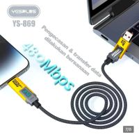 Лот: 25794455. Фото: 9. КАБЕЛЬ YESPLUS 4в1 YS-869 Braided...