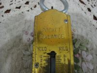 Лот: 12999865. Фото: 2. Антикварный безмен pocket balance... Антиквариат