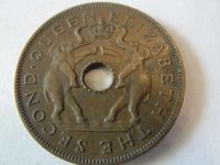 Лот: 4928317. Фото: 2. Родезия и Ньясленд, 1 пенни, 1956г... Монеты
