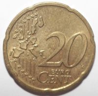 Лот: 8649377. Фото: 2. 20 евроцентов 2002 год. Германия... Монеты