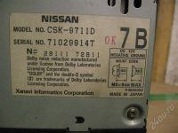 Лот: 348482. Фото: 2. Штатная магнитола от Nissan. Автозвук