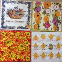 Лот: 17366528. Фото: 3. Набор салфеток для декупажа. Пасха... Красноярск