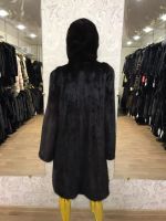 Лот: 10251044. Фото: 3. Норковая шуба махагон размер 44... Одежда, обувь, галантерея
