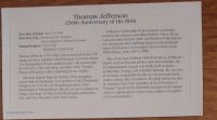Лот: 17459308. Фото: 3. США 1993 3й президент Томас Джефферсон... Коллекционирование, моделизм