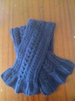 Лот: 7581311. Фото: 2. Шапка и шарф (комплект) вязаный... Аксессуары