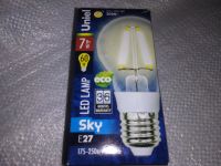 Лот: 19185243. Фото: 3. LED-A60-7W/WW/E27/CL PLS02WH картон... Строительство и ремонт