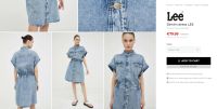 Лот: 24380989. Фото: 10. Джинсовое платье Lee Rider Shirtdress...