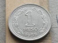 Лот: 16206000. Фото: 9. Монета 1 песо один Аргентина 1958...