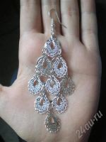 Лот: 602196. Фото: 2. Модные серьги2. Ювелирные изделия, бижутерия, часы