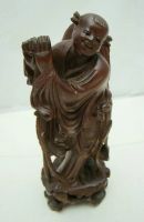 Лот: 11192314. Фото: 3. Статуэтка старинная деревянная... Коллекционирование, моделизм