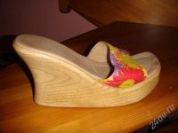 Лот: 439390. Фото: 3. Шлёпанцы на танкетке. Одежда, обувь, галантерея